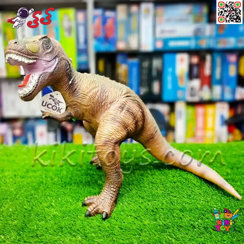 فیگور دایناسور تیرکس گوشتی بزرگ با صدای واقعی برند UCOK Toys مدل 281