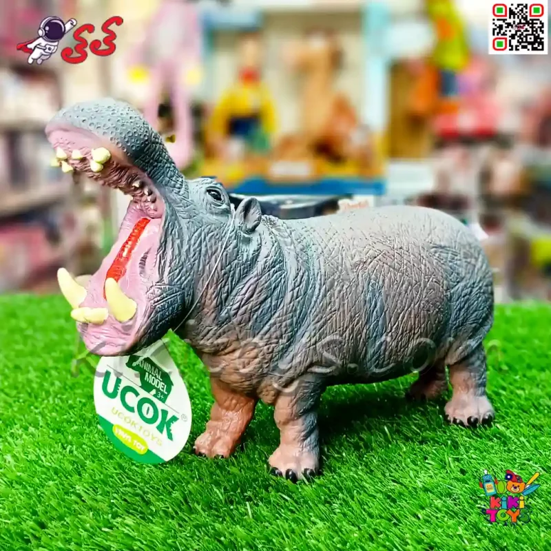 فیگور اسب آبی بزرگ و باغ وحش ANIMAL MODEL 002 – جنس نرم، طراحی واقعی، مناسب بازی و کلکسیون