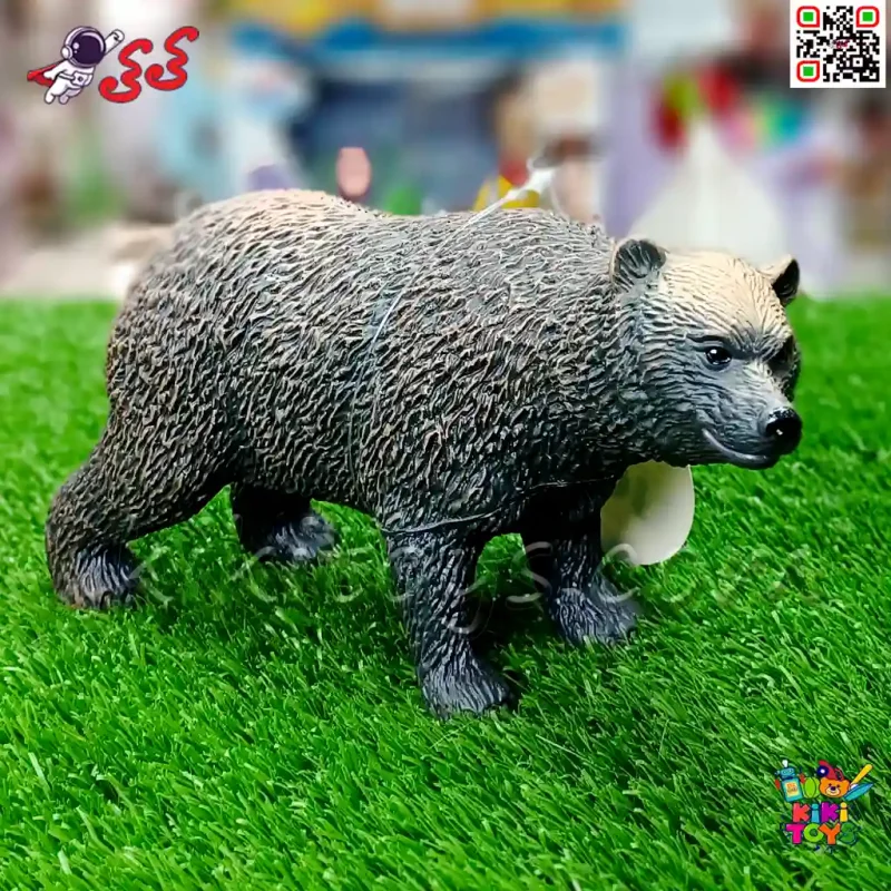 فیگور خرس قهوه ای و باغ وحش ANIMAL MODEL 006 – جنس نرم، طراحی واقعی، مناسب بازی و کلکسیون