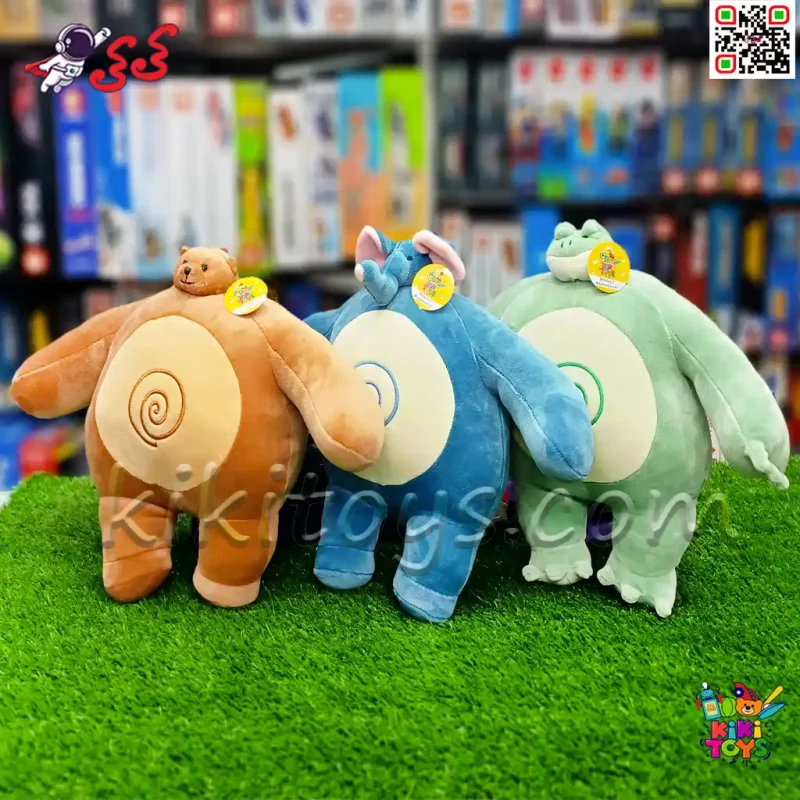 عروسک پولیشی حیوانات کله فندوقی – نرم، لطیف و بغلی