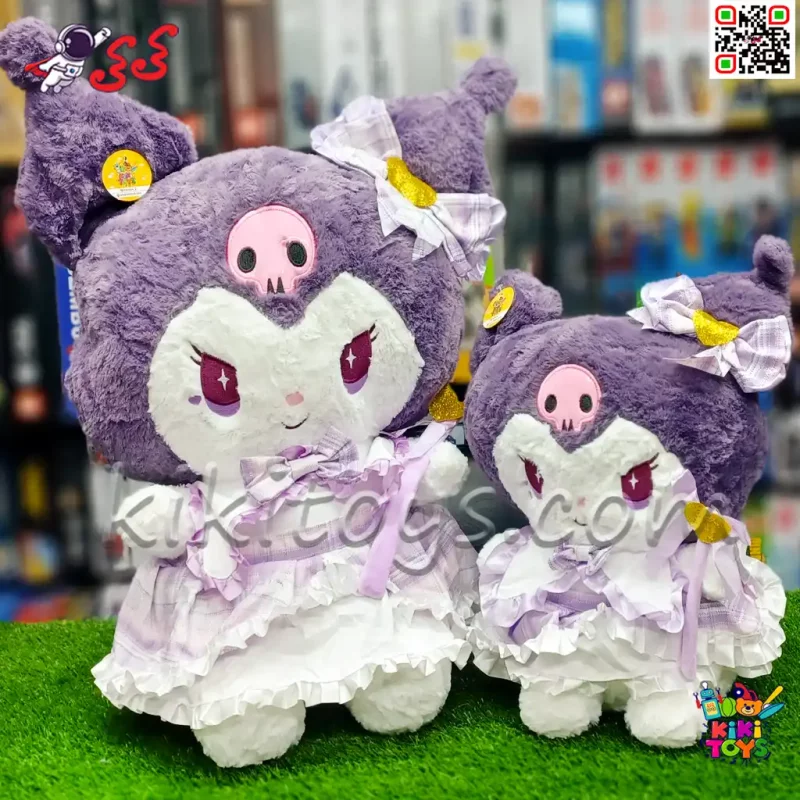 عروسک پولیشی کرومی پاپیون بنفش