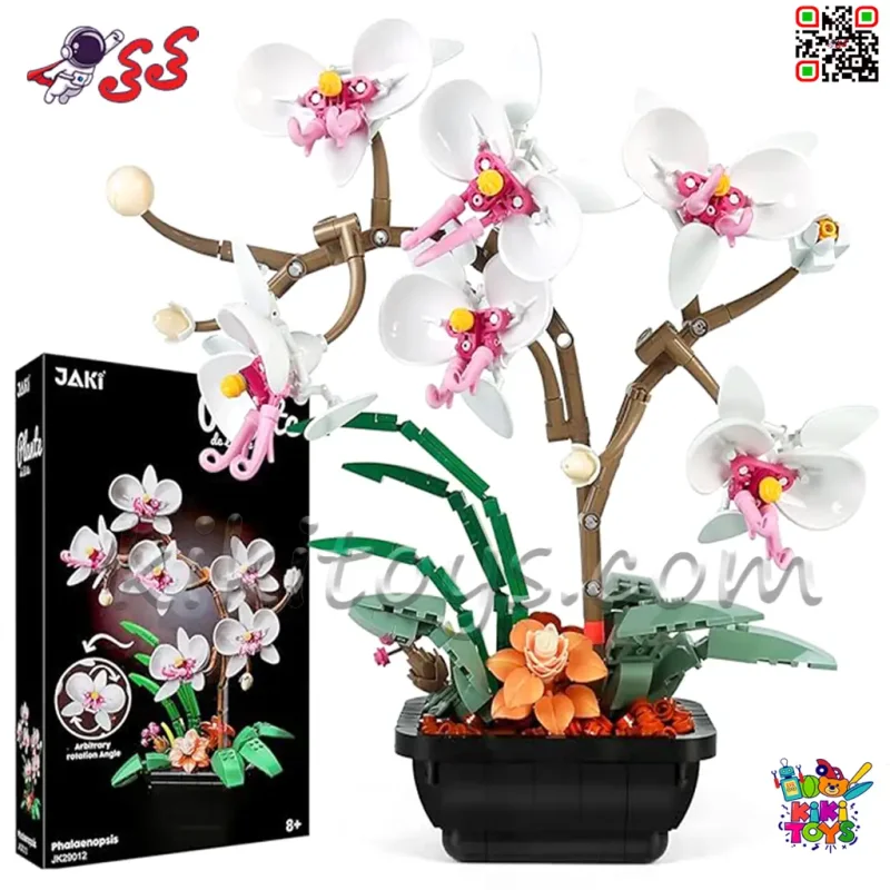 لگو گل ارکیده برند JAKI مدل 29012 | ست ساختنی دکوری 581 قطعه