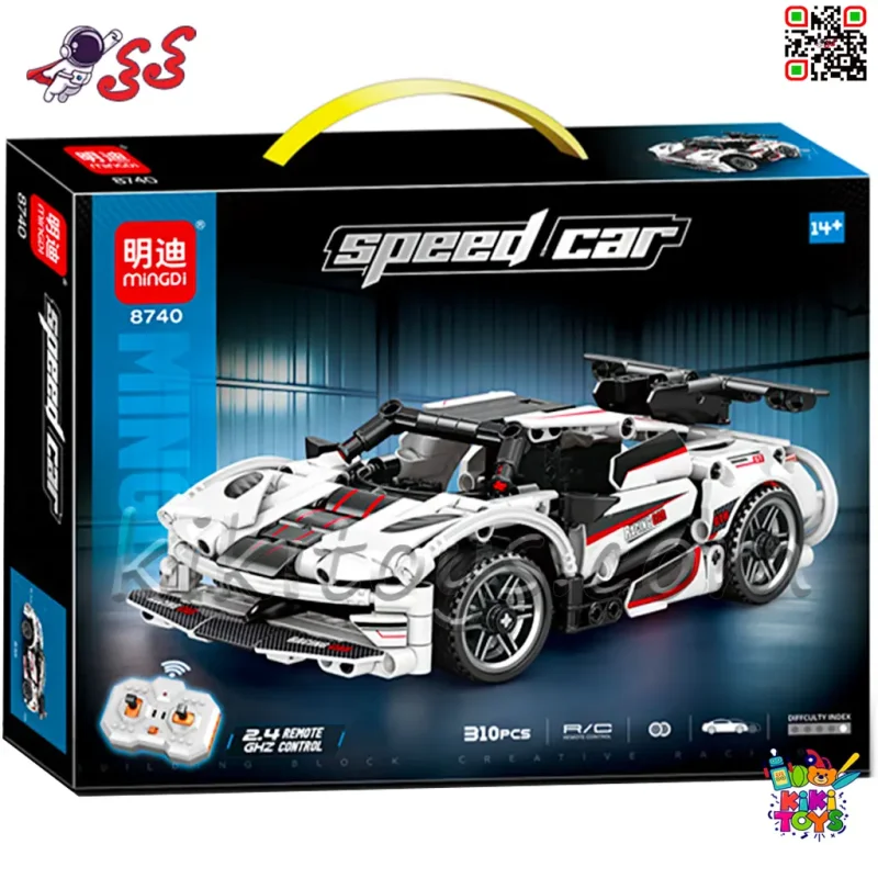 لگو ماشین مسابقه‌ای کنترلی تکنیک MINGDI 8740 مدل Future Plans| طراحی بوگاتی شیرون