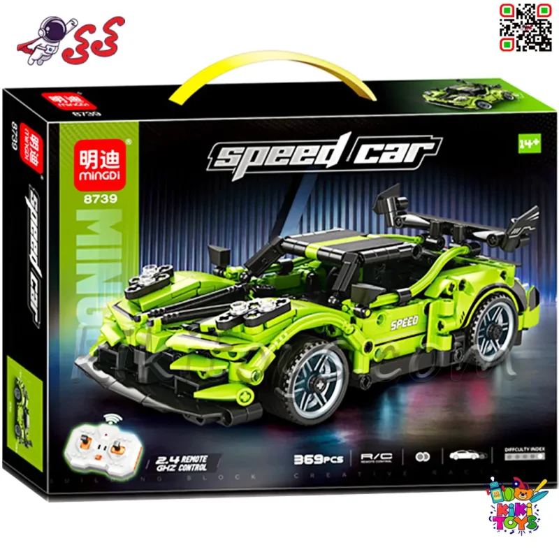 لگو ماشین مسابقه‌ای کنترلی تکنیک MINGDI 8739 مدل Future Plans| طراحی فراری