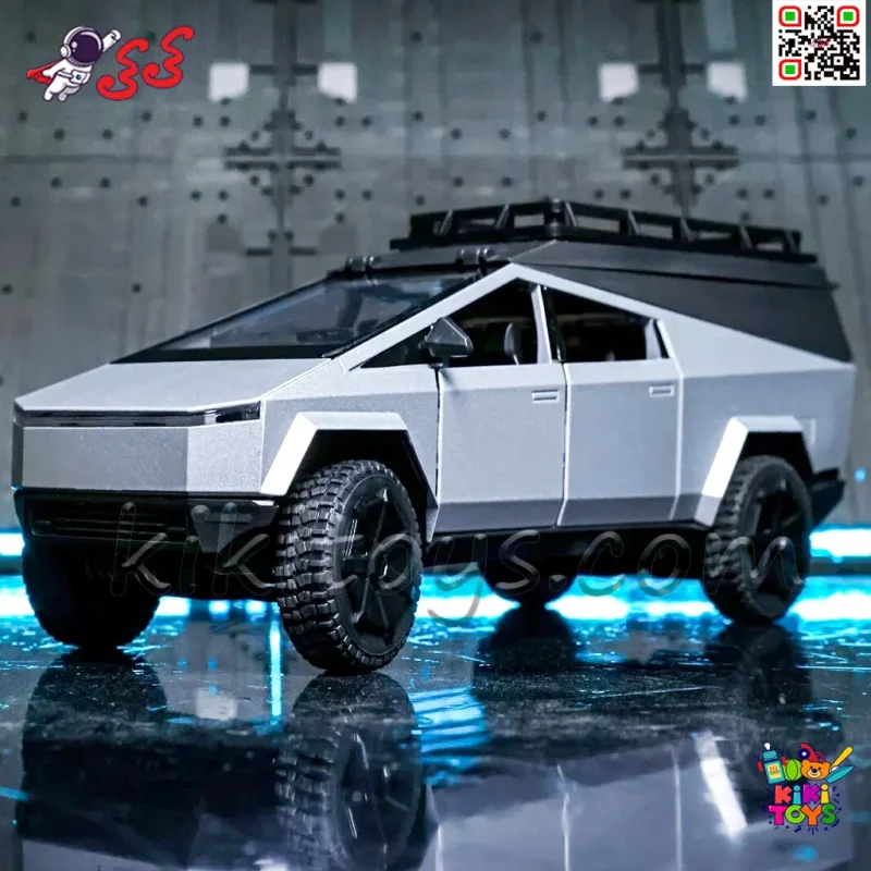 ماکت ماشین فلزی تسلا سایبرترک Tesla Cybertruck Camping RV مقیاس 1:24