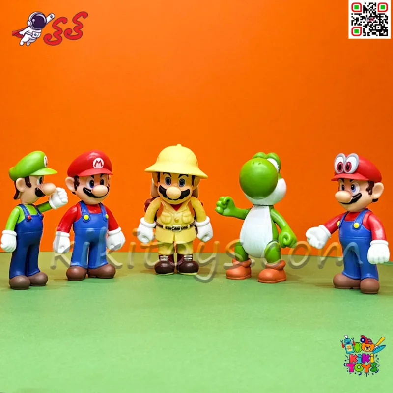 ست ۵ عددی فیگور سوپر ماریو Super Mario