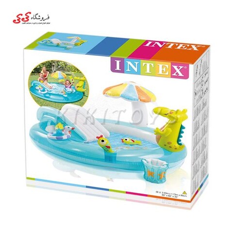 استخر بادی اینتکس طرح دلفین  intex57129