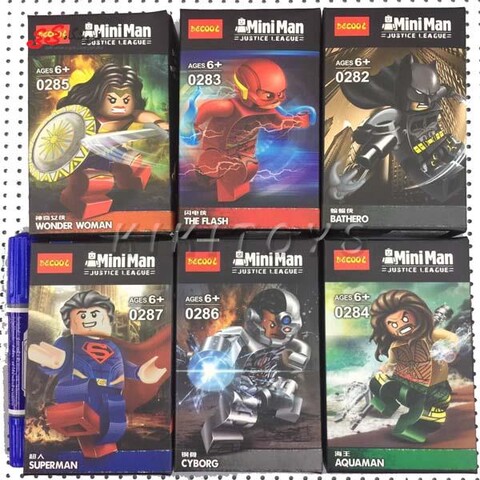 لگو مینی فیگور جاست اسلیگ دکول DECOOL 0282-0287