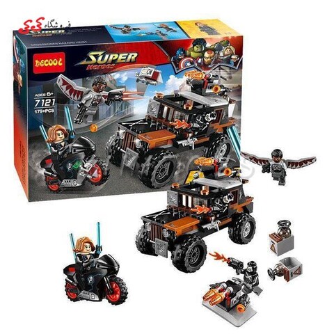 لگو دزدی مسلحانه جمجمعه دکول decool 7121