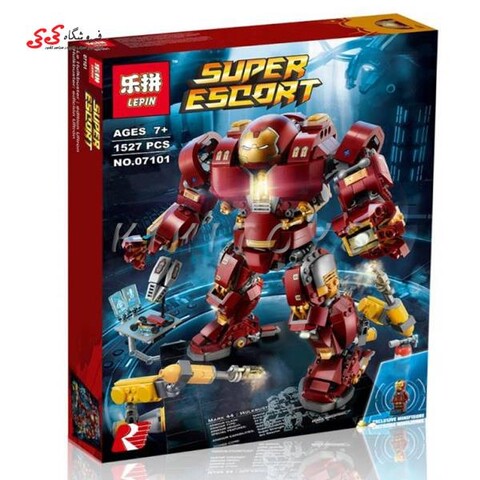 لگو هالک | باستر غول پیکر و ایرونمن لپین 07101 lepin