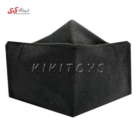 ماسک صورت سه بعدی پارچه ای سه لایه مشکی