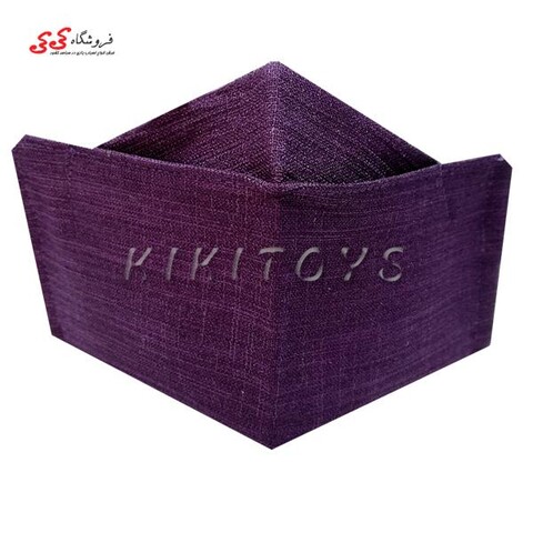 ماسک صورت سه بعدی پارچه ای سه لایه بنفش