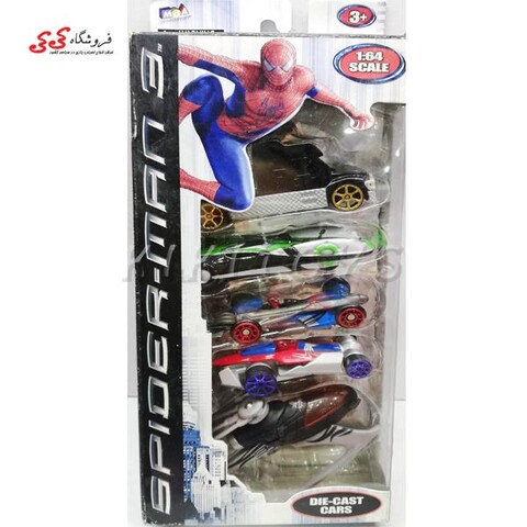 اسباب بازی ماکت فلزی ماشین  اسپایدرمن  SPIDER MAN