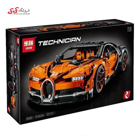 لگو بوگاتی شیرون نارنجی لپین LEPIN 20086C Bugatti Chiron