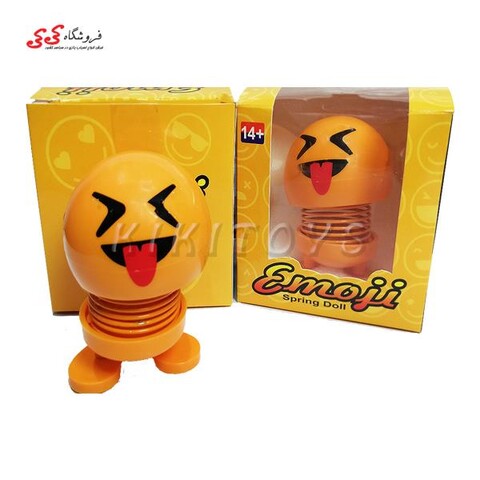 اسباب بازی ایموجی فنری اورجینال طرح خنده  Emoji spring doll