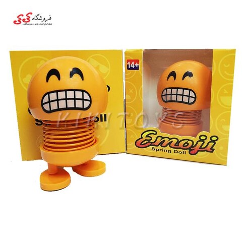 اسباب بازی ایموجی فنری اورجینال طرح حرص Emoji spring doll