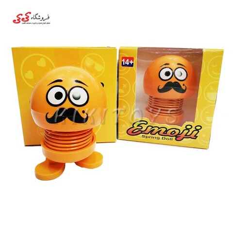 اسباب بازی ایموجی فنری اورجینال طرح سیبل Emoji spring doll