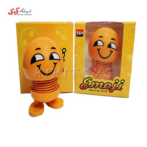 اسباب بازی ایموجی فنری اورجینال طرح لبخند Emoji spring doll