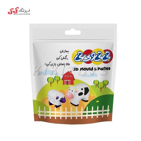 ست ساختنی جی جی وی جی حیوانات جدید 3d mould  paint