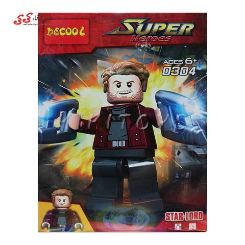 لگو مینی فیگور استارلرد STAR-LORD دکول DECOOL 0304
