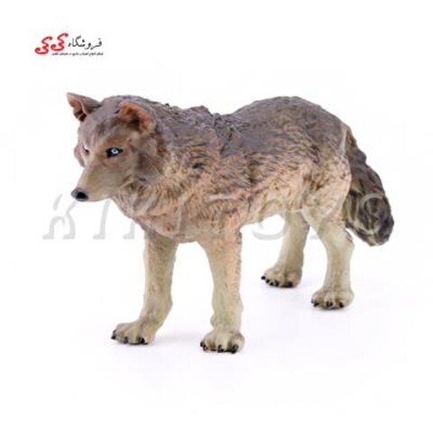 فیگور حیوانات گرگ سایز متوسط fiqure of wolf