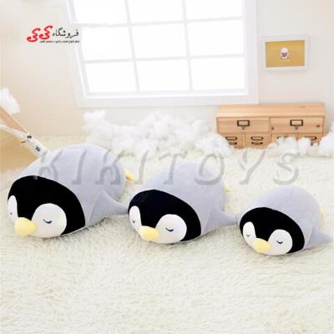 عروسک پولیشی بالشتی پنگوئن سایزبزرگ Stuffed Penguin