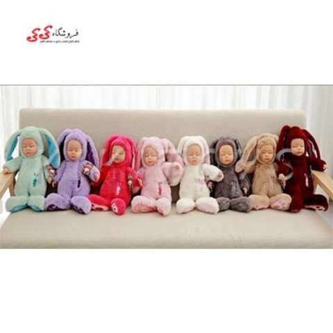 عروسک پولیشی نوزاد خوابیده کوچک plush toy