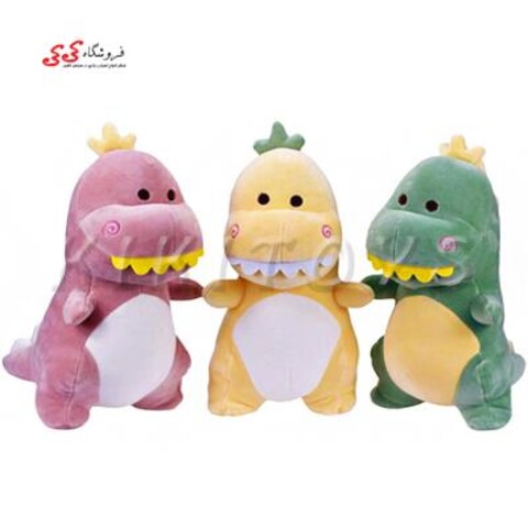 عروسک پولیشی دایناسور بامزه سایز بزرگ plush toys