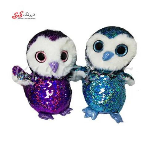 عروسک پولیشی جغد پولکی-plush toys