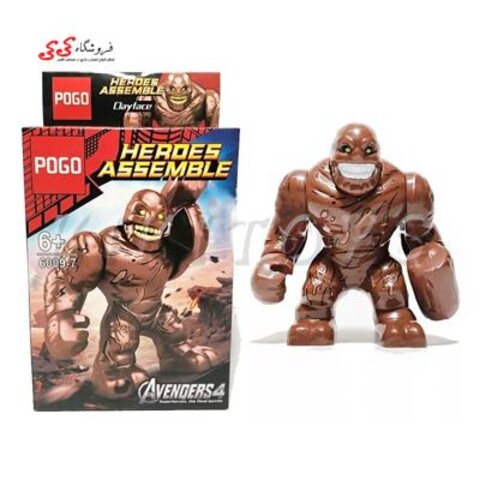 لگو غول مرد گلی کلی فیس LEGO clay face