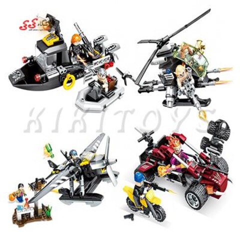 لگو دزد و پلیس اس وای ست 4 عددی SY102251-102254 SWAT lego
