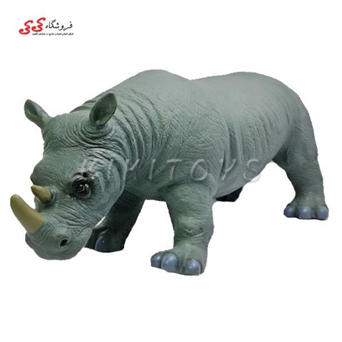 اسباب بازی حیوانات فیگور گوشتی کرگدن