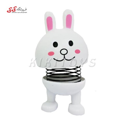 اسباب بازی ایموجی فنری اورجینال خرگوش لاین Emoji spring doll