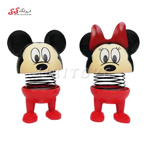 اسباب بازی ایموجی فنری اورجینال میکی موس Emoji spring doll