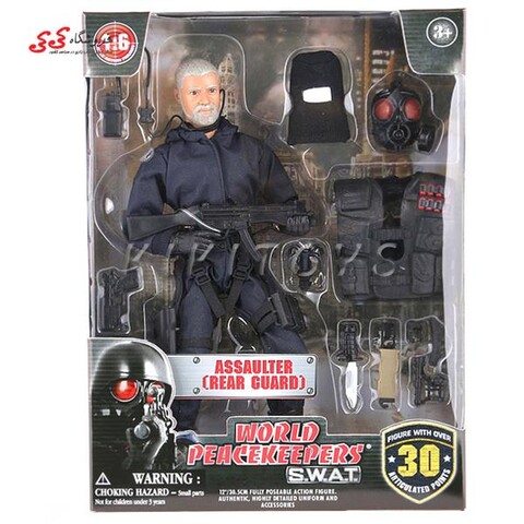 اکشن فیگور سرباز ضد شورش شهری با تجهیزات نظامی 90196B برند ام اند سی