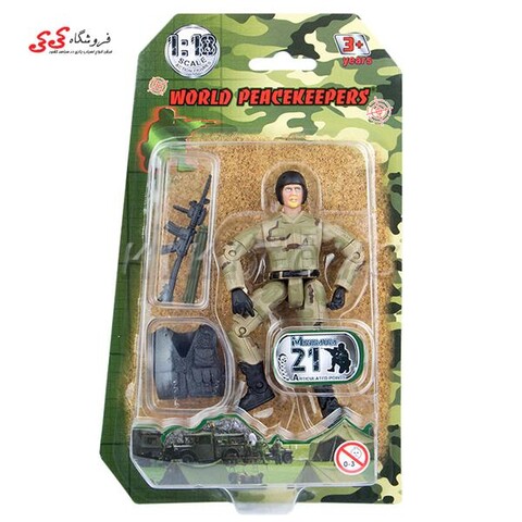 اکشن فیگور سرباز کوچک با تجهیزات نظامی برند ام اند سی