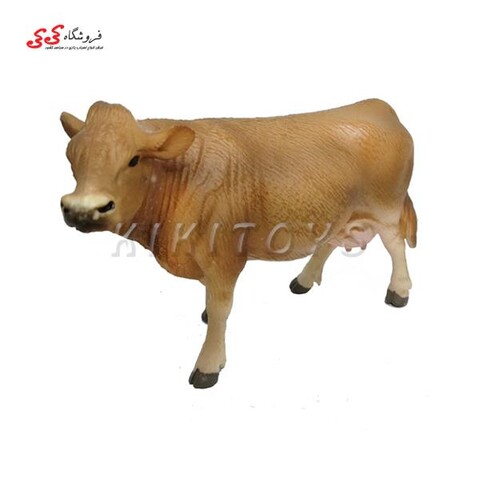 فیگور حیوانات ماکت گاو قهوه ای figure of cow