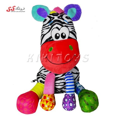 عروسک پولیشی نوزادی گورخر رنگی