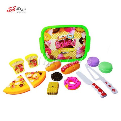 ست فست فود اسباب بازی با سینی DESSRT