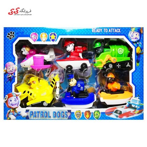 اسباب بازی سگ های نگهبان با ماشین پاوپاترول PAW PATROL