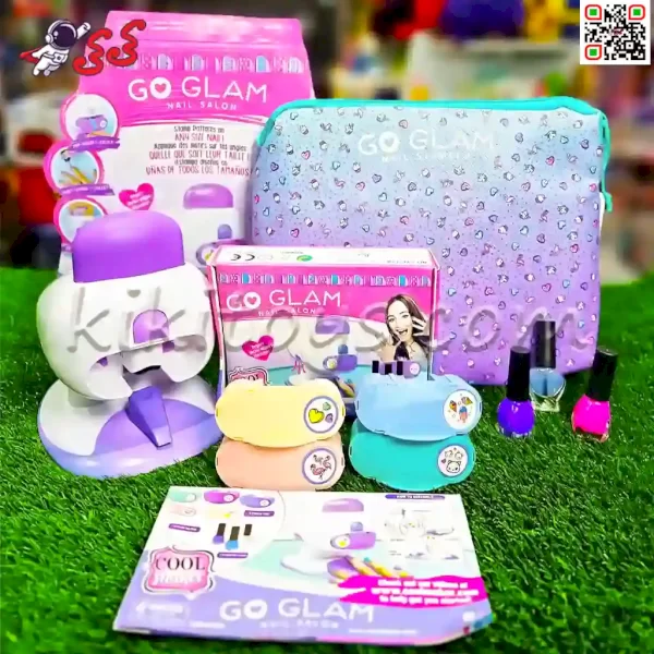 اسباب بازی استمپر ناخن و ست آرایشی کیفی گوگلام GO GLAM Nail salon play set SYE14