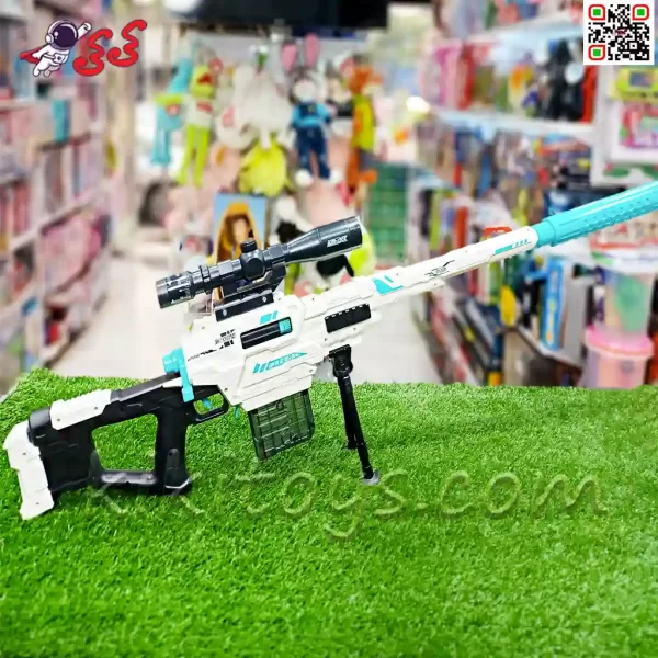 تفنگ اسباب بازی اسنایپر و تک تیرانداز تیر فومی با پوکه پران SNIPER GUN XH9966