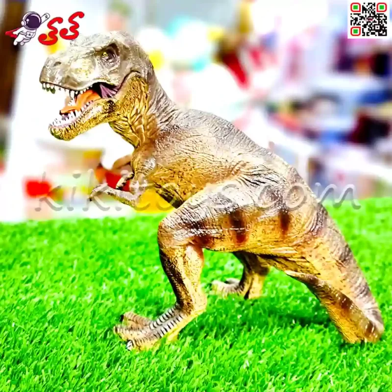 فیگور حیوانات مدل دایناسور تیرکس قهوه ای Tyrannosaurus Rex 5013