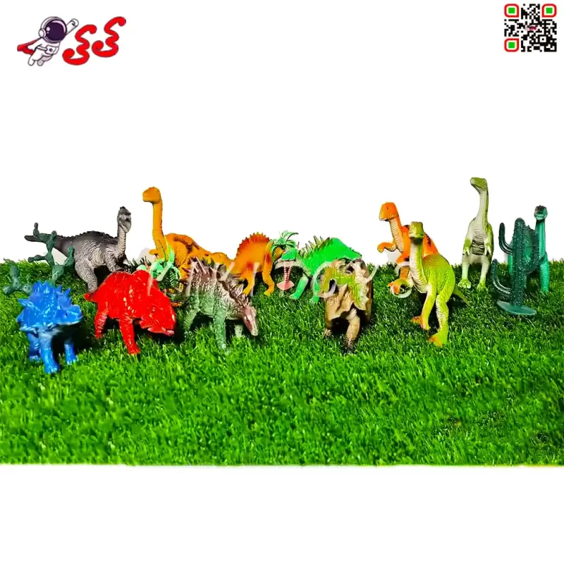 فیگور دایناسور اسباب بازی پارک ژوراسیک بسته بندی ست 12 عددی DINOSAUR WORLD PLAYS SET 291