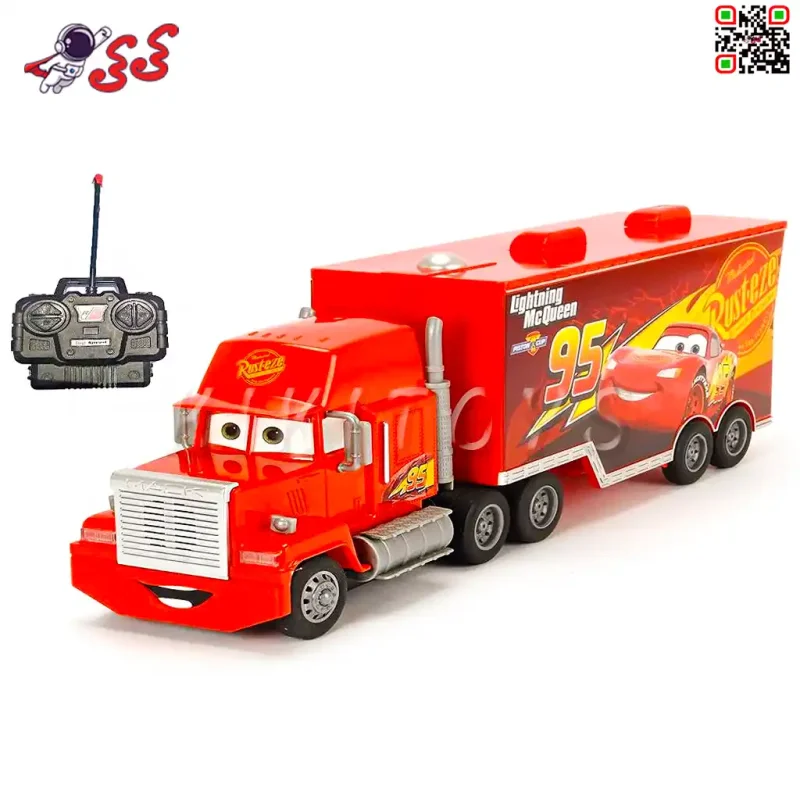 تریلی کنترلی مک کویین اسباب بازی بزرگ MACK TRANSPORTER 757