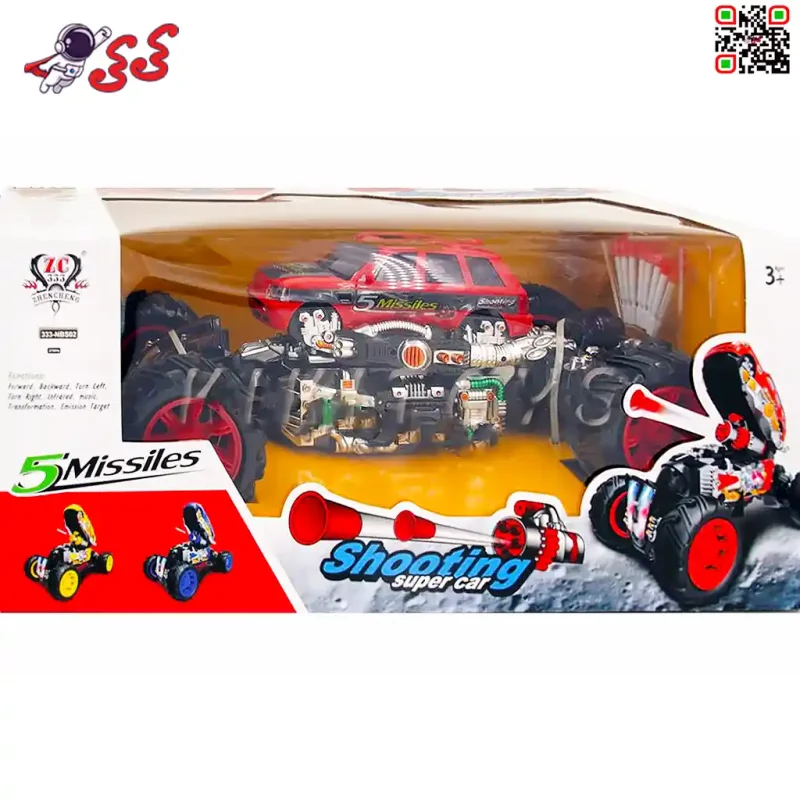 اسباب بازی ماشین کنترلی افرودی تیرانداز بزرگ Shooting super car 333-NBS03