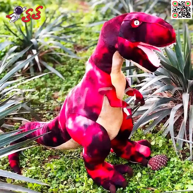 دایناسور تیرکس پولیشی اورجینال اسباب بازی قرمز 15211