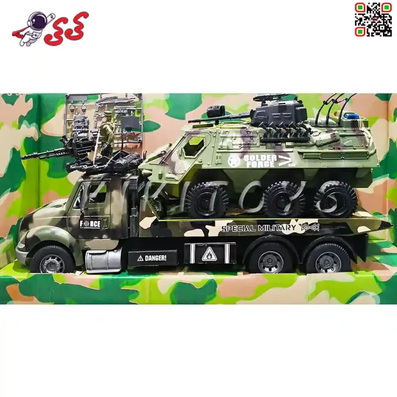 اسباب بازی کامیون ارتشی و نفربر جنگی MILITARY EQUIP MENT 8803