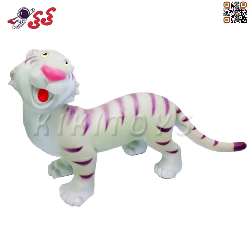 فیگور حیوانات ببر اسباب بازی فانتزی گوشتی و نرم 6