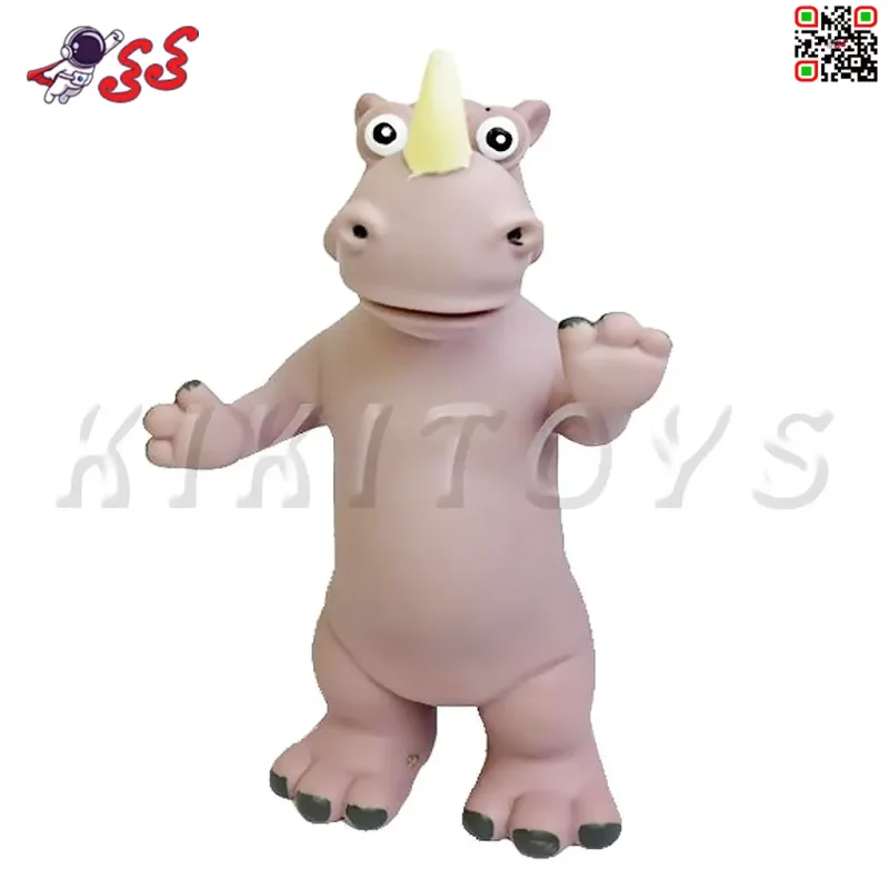 اسباب بازی حیوانات فیگور گوشتی کرگدن فانتزی